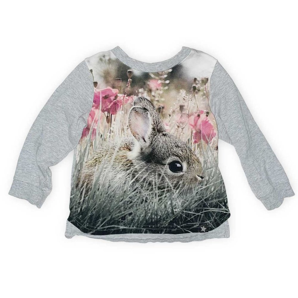 MOLO 18month long sleeve bunny print shirt